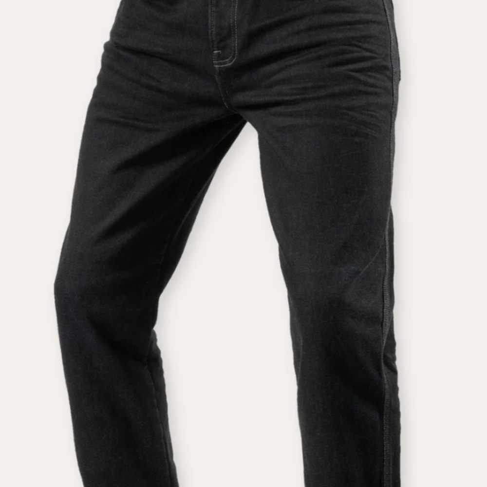 REV'IT! Lombard 3 RF Black Jeans FPJ054 Mid Rise Men's Size 31x32